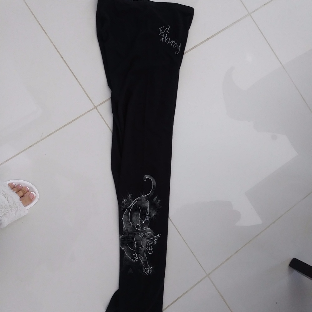 ****** SOLD *******ED HARDY PANTHER SZ L BLING