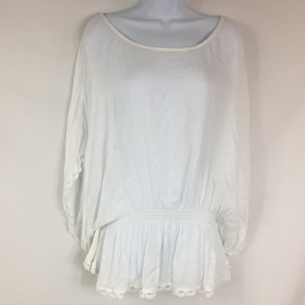 Merona Butterfly Blouse Size M NWT