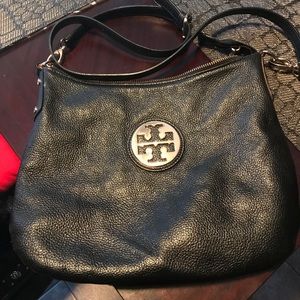 Tory Burch Black Leather Crossbody Shoulder Bag