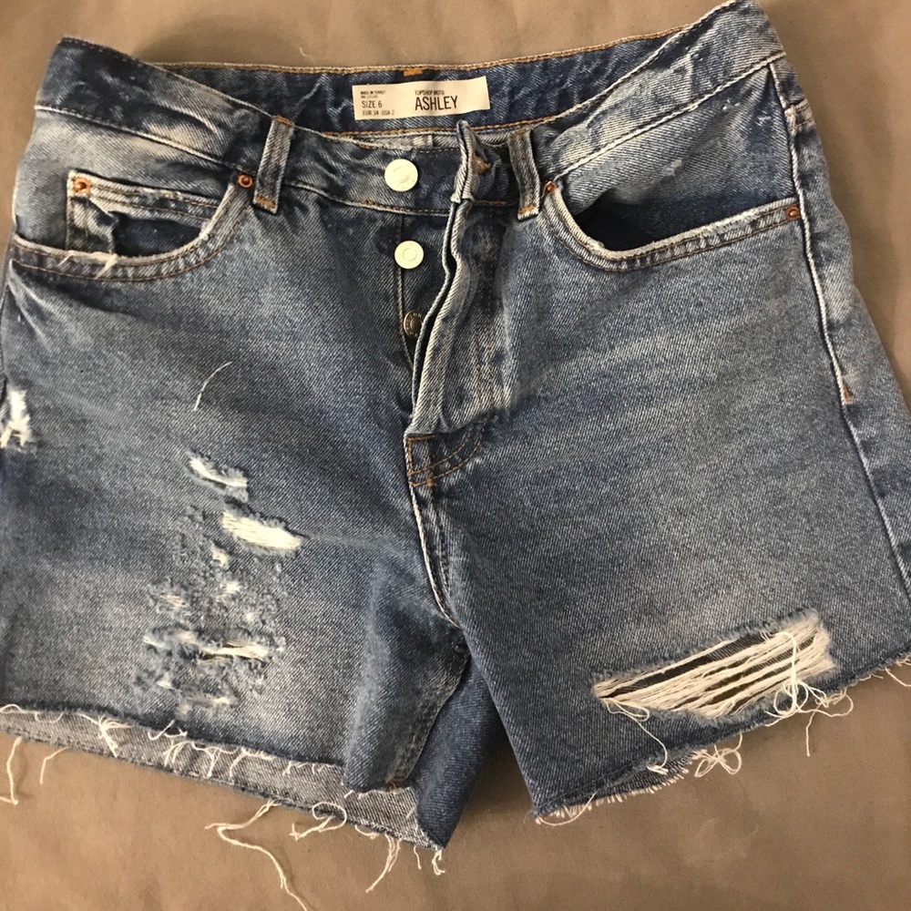 Denim shorts