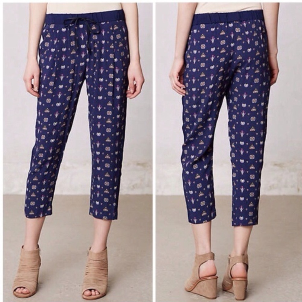 ANTHROPOLOGIE Paisley Method Trousers
