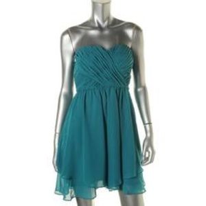 Hailey Logan by Adrianna Papell Dark Teal Dress