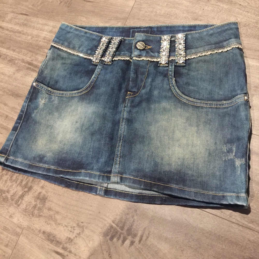 mET jean skirt size s/m