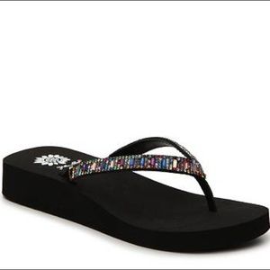 Yellow Box Zemily Wedge Sandal