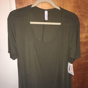 Lularoe perfect t olive xl nwt