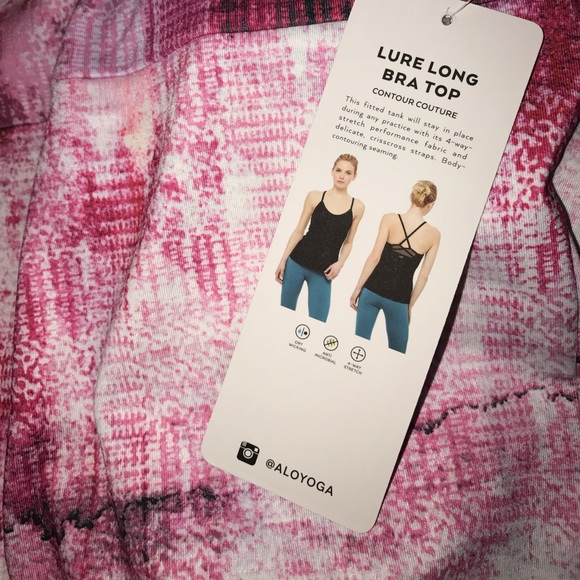 Ylo Yoga Lure Long Bra top NWT Desert Sunset med - Picture 7 of 7