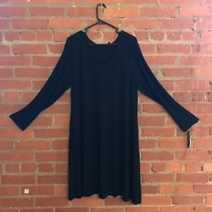 Long Sleeve Ribbed Dress