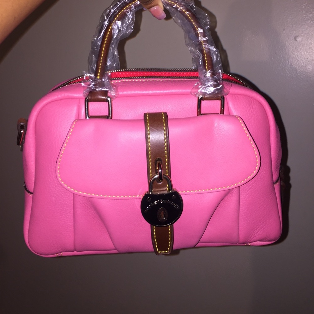Dooney & Burke pink satchel purse