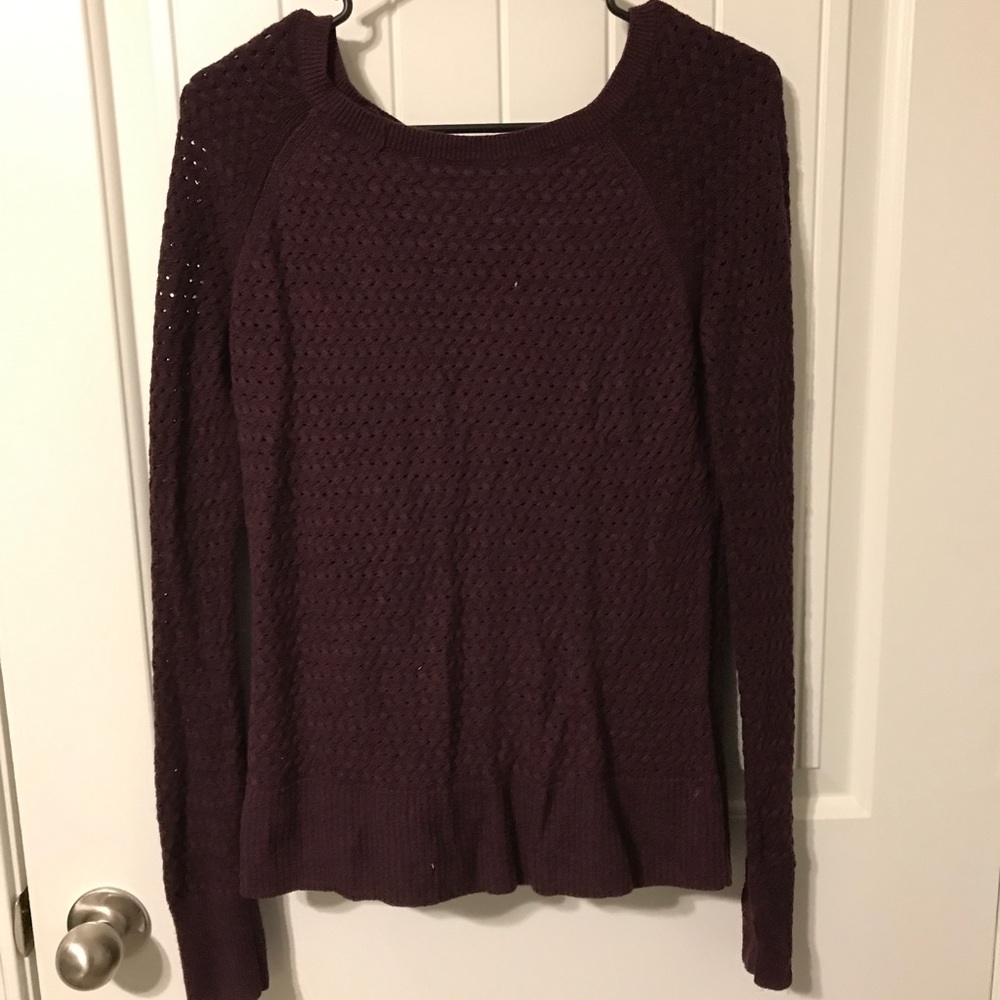 Deep plum sweater