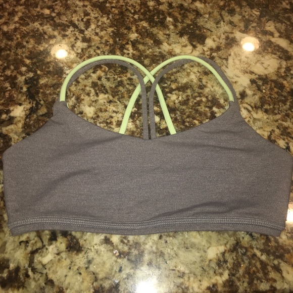 Ivivva Size 10 Dance Sports bra Grey - Picture 1 of 2