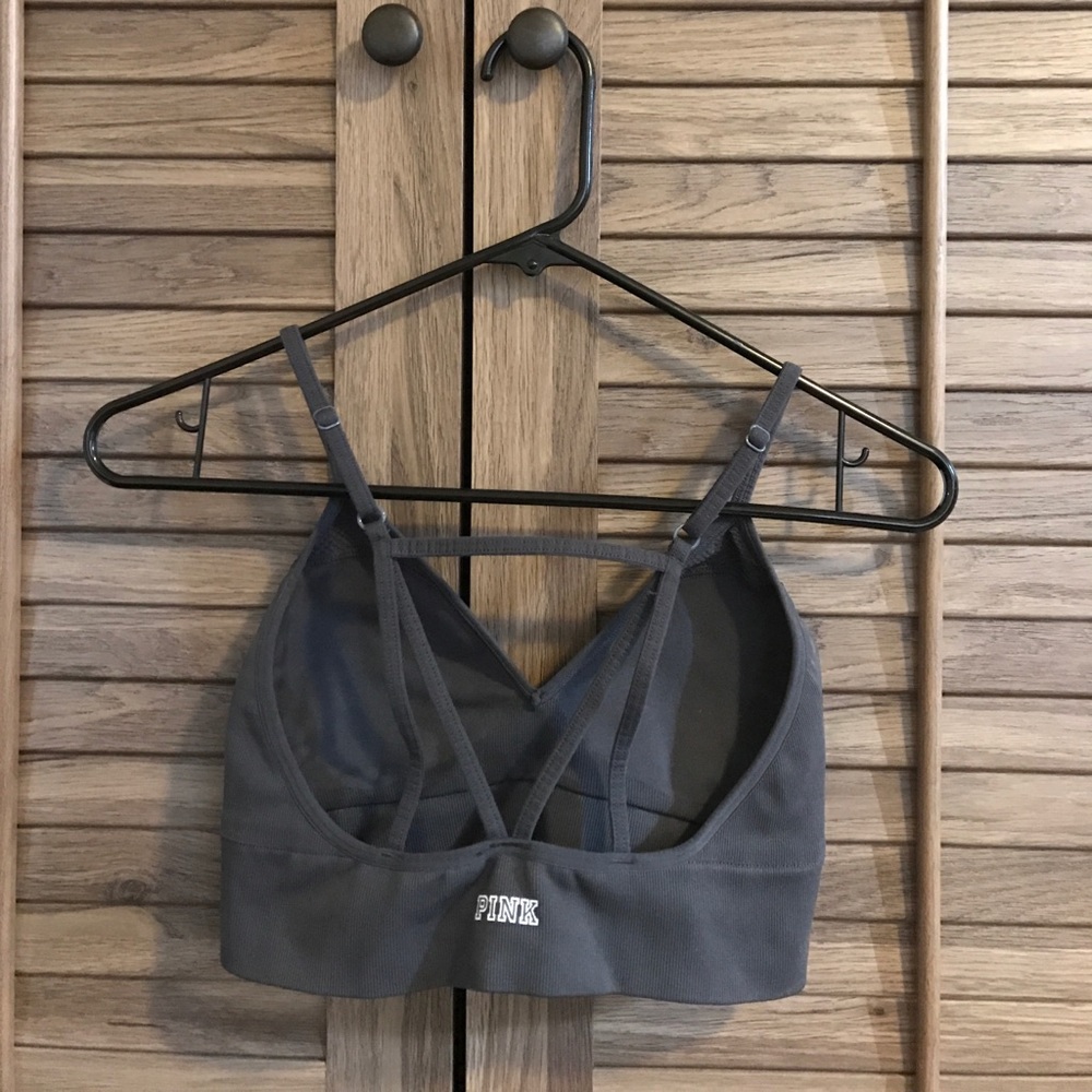 Pink Victoria's Secret sports bra