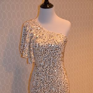 Sequined Cocktail Dress