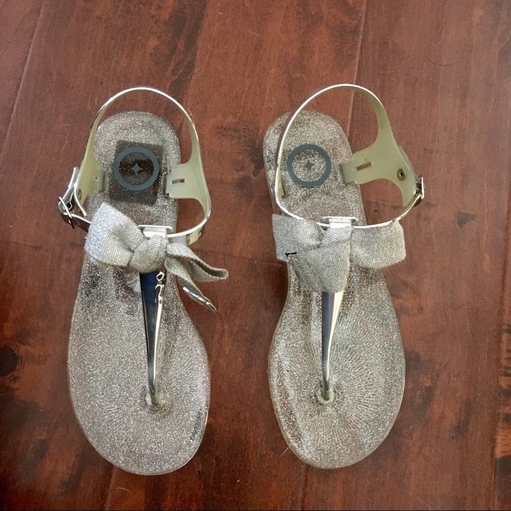BCBG jelly sandals