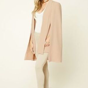 Cream Blazer Cape