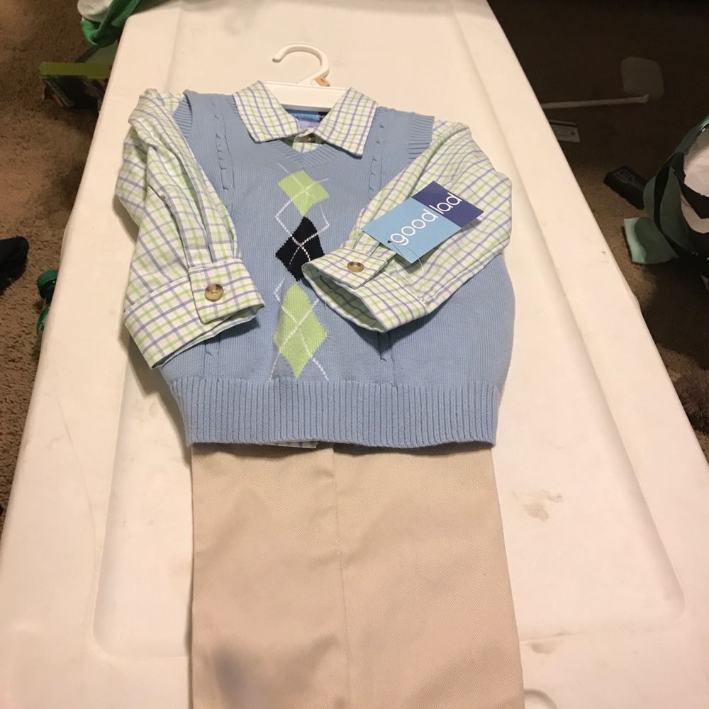 Brand New 3 piece toddler boy garment set