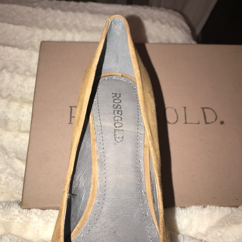Rosegold - Danielle Suede Platform Pumps - Brown - Picture 3 of 5
