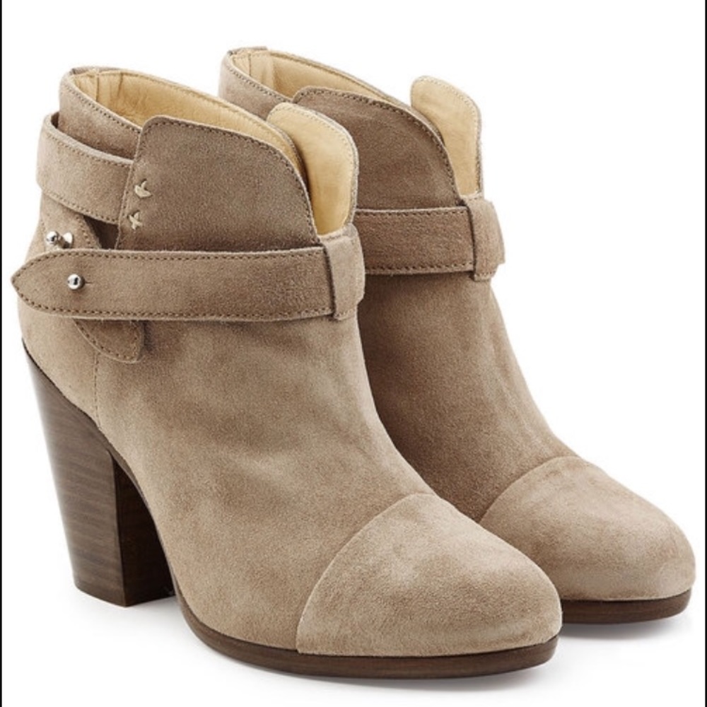 BRAND NEW rag & bone Harrow booties (Stone Waxy)