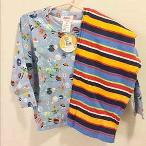 Zutano 2T BNWT Boys Space shirt and pants