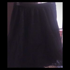 Black Tulle Skirt