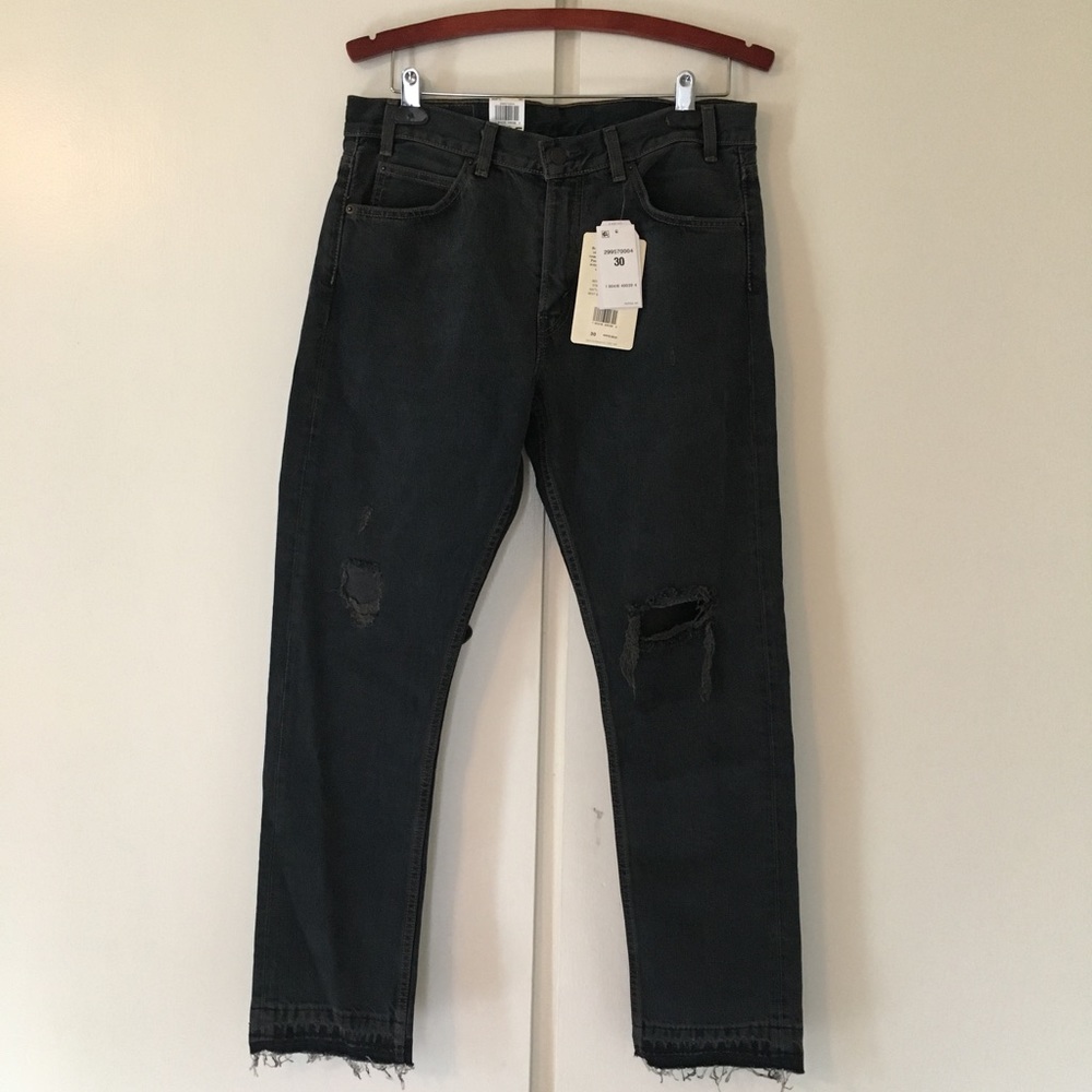 Levi's orange tab 505c cropped jeans
