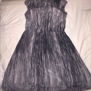 Grey patterned dress