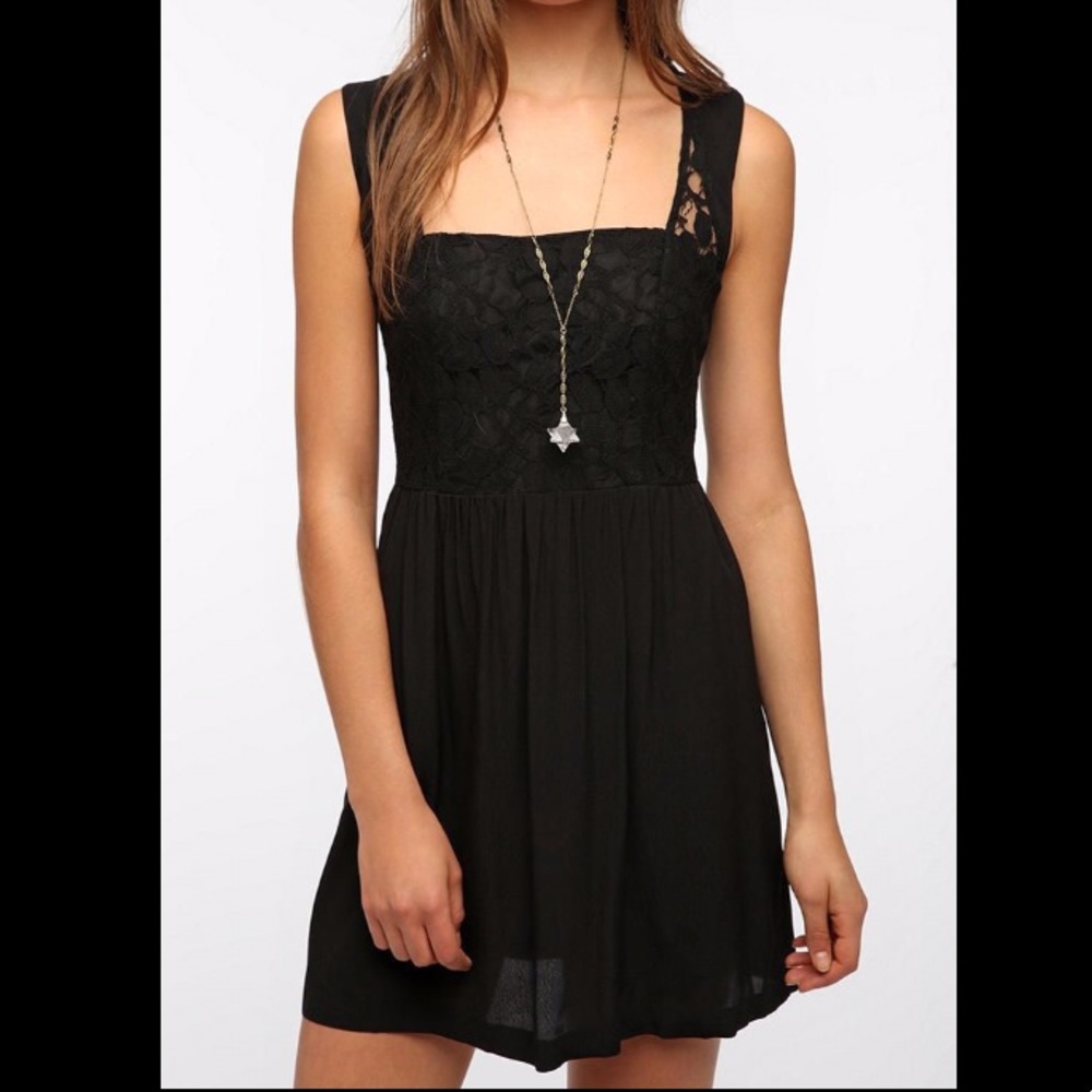 Black dress from Urban Outfitters