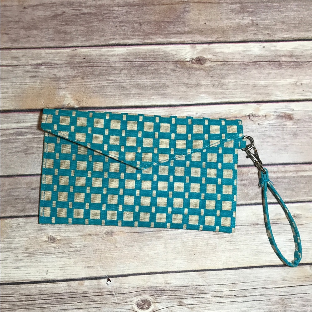 Fabulous 2 Chic Clutch NWOT Jute & Cotton