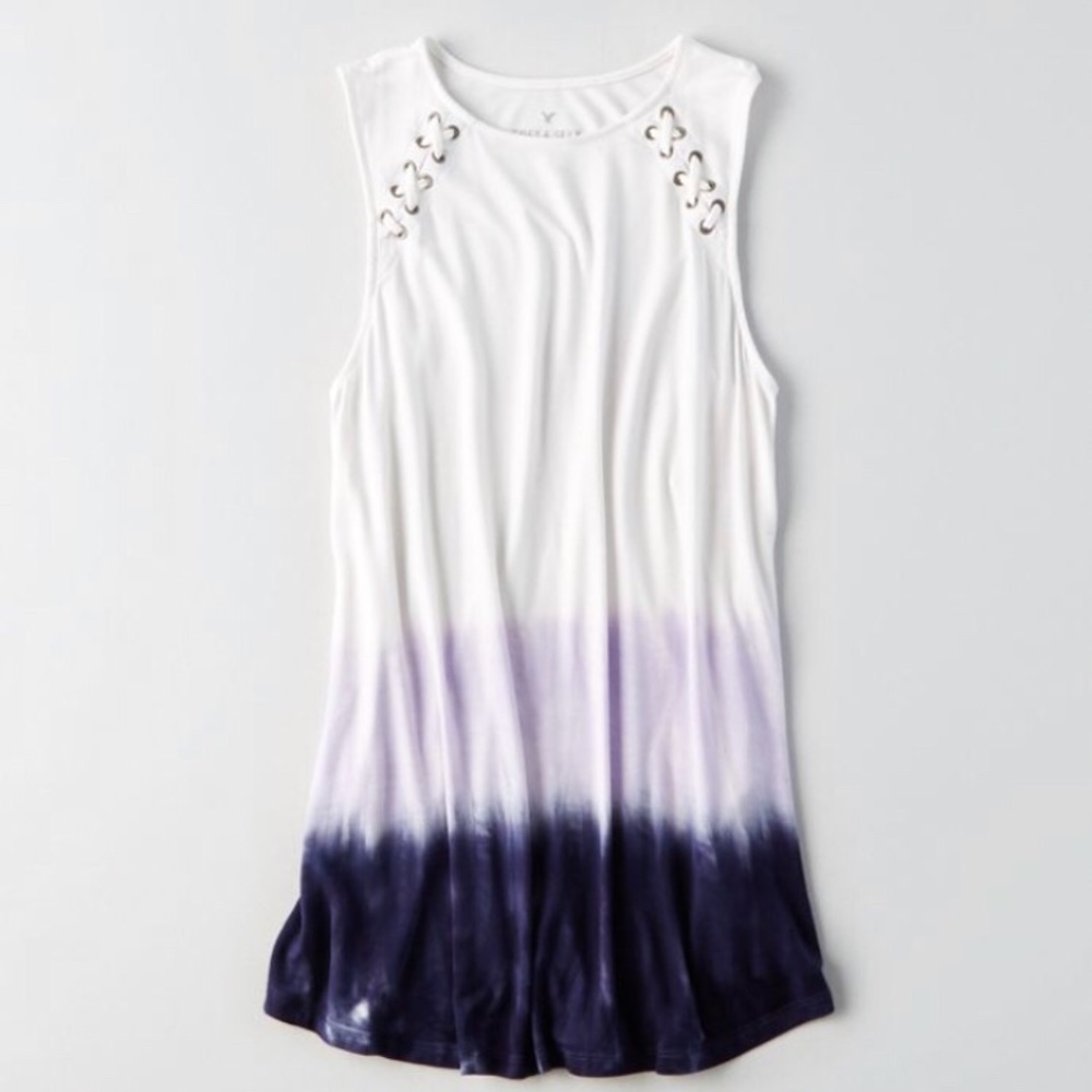 American Eagle Dip-Dye Tank