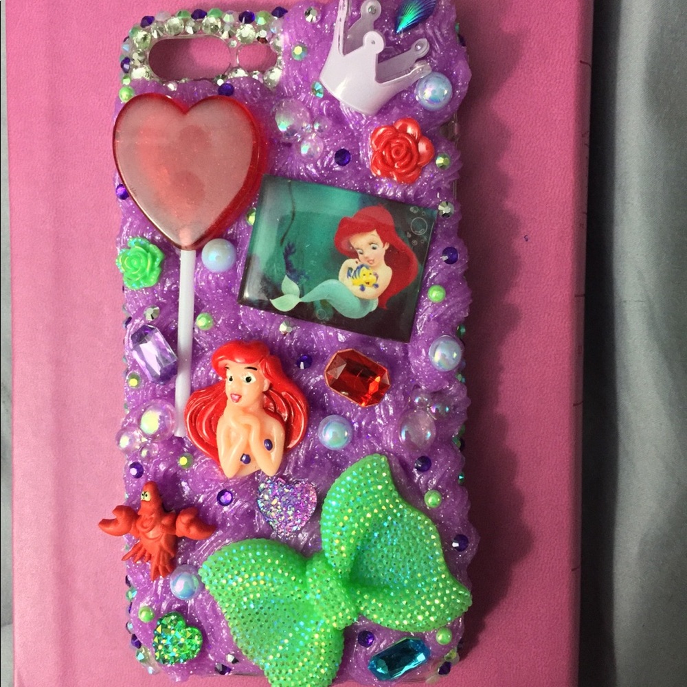 3D Bling Glo Whip iPhone 7 Plus Hard Cabochon Case