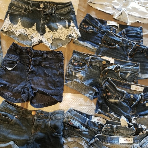 Hollister and Abercrombie shorts