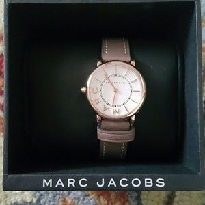 Marc Jacobs Rose Gold Cement Watch
