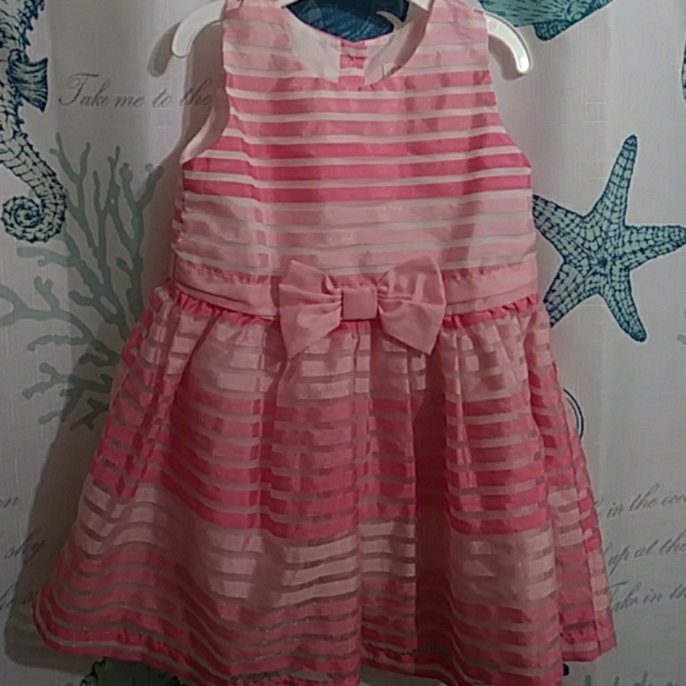 Pink Multi stripe dress