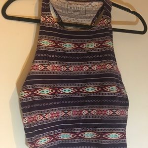 Pacsun Nollie Brand Tribal Crop Top