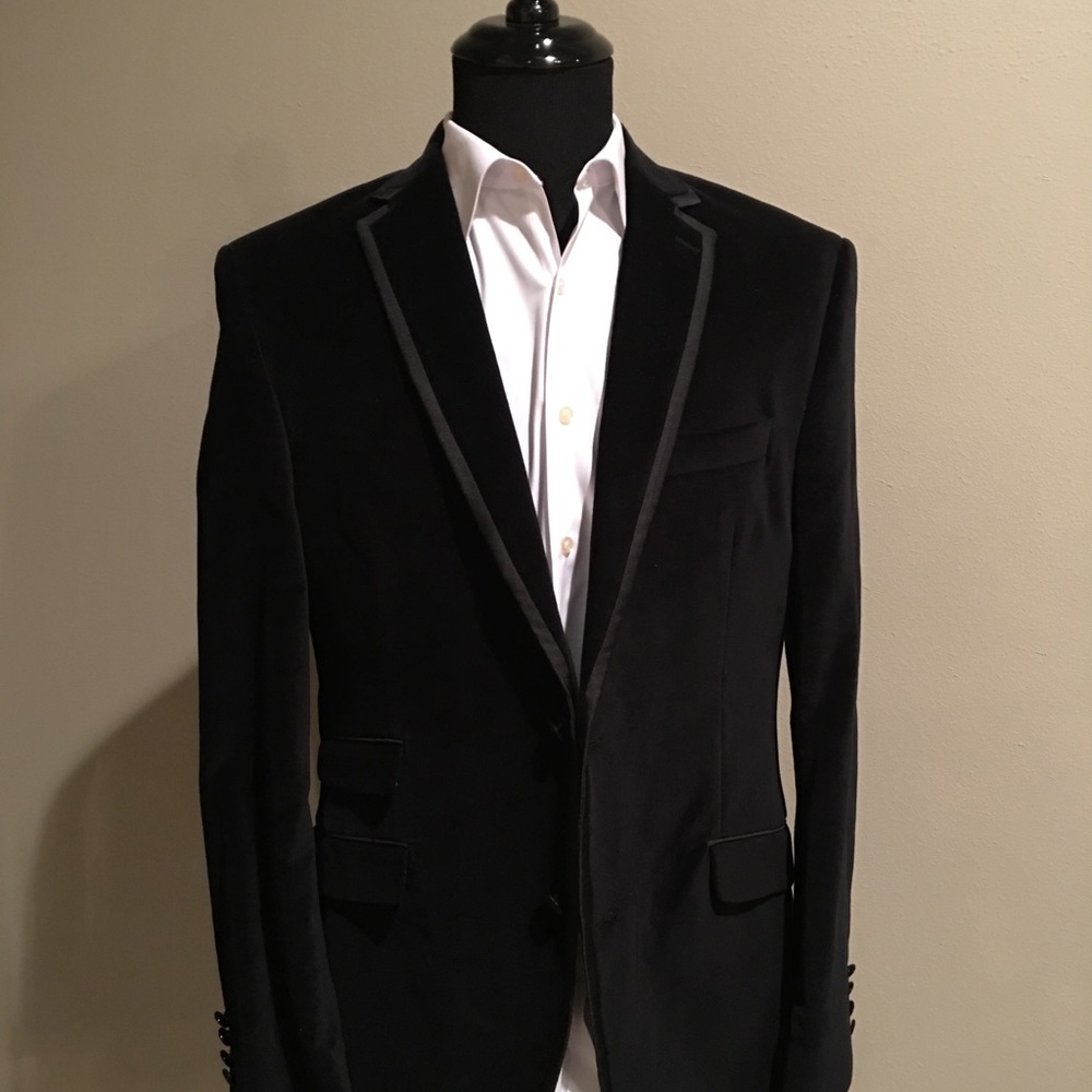 Tallia Velvet Men's Blazer 42L