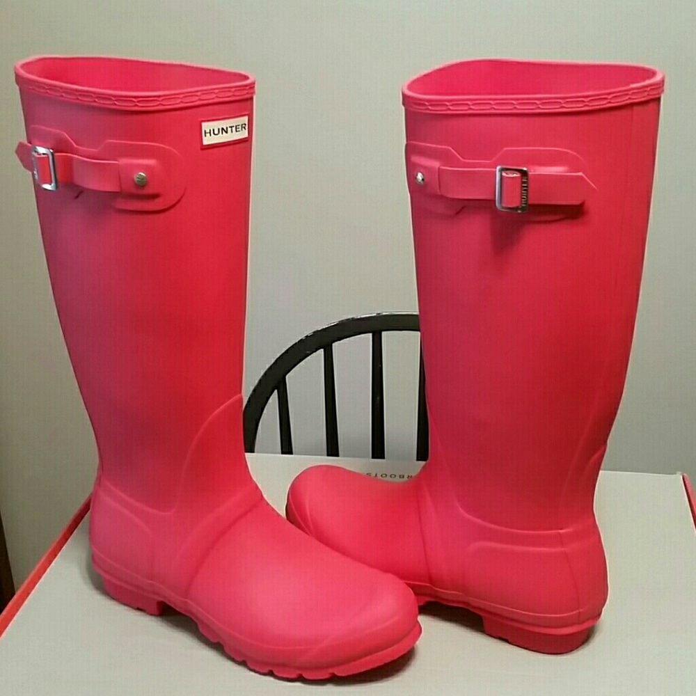 Women's Coral Hunter rainboots- size 11