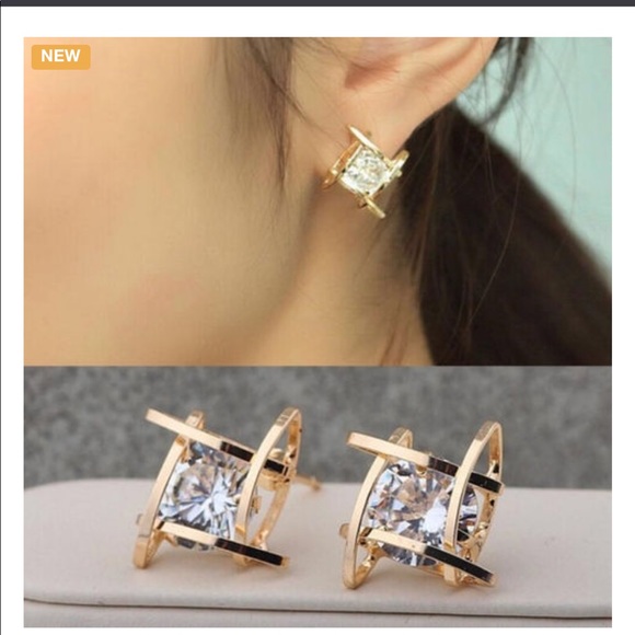 Jewelry - 🌟 18k white Gold Plated Swarovski🌟