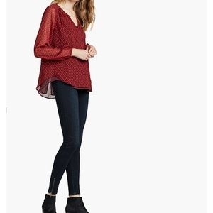 LIKE NEW Lucky brand double layer top