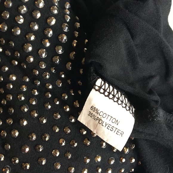 Casual Black Dress with Studs - Picture 4 of 4