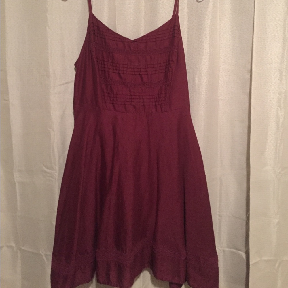 Maroon sundress