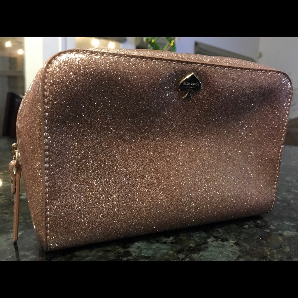 Like new Kate Spade Rose Glitter Bug Bag