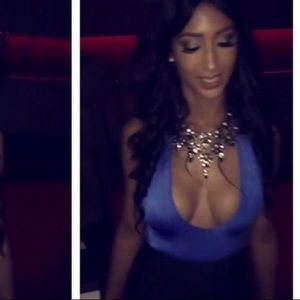 Blue handmade Bodysuit