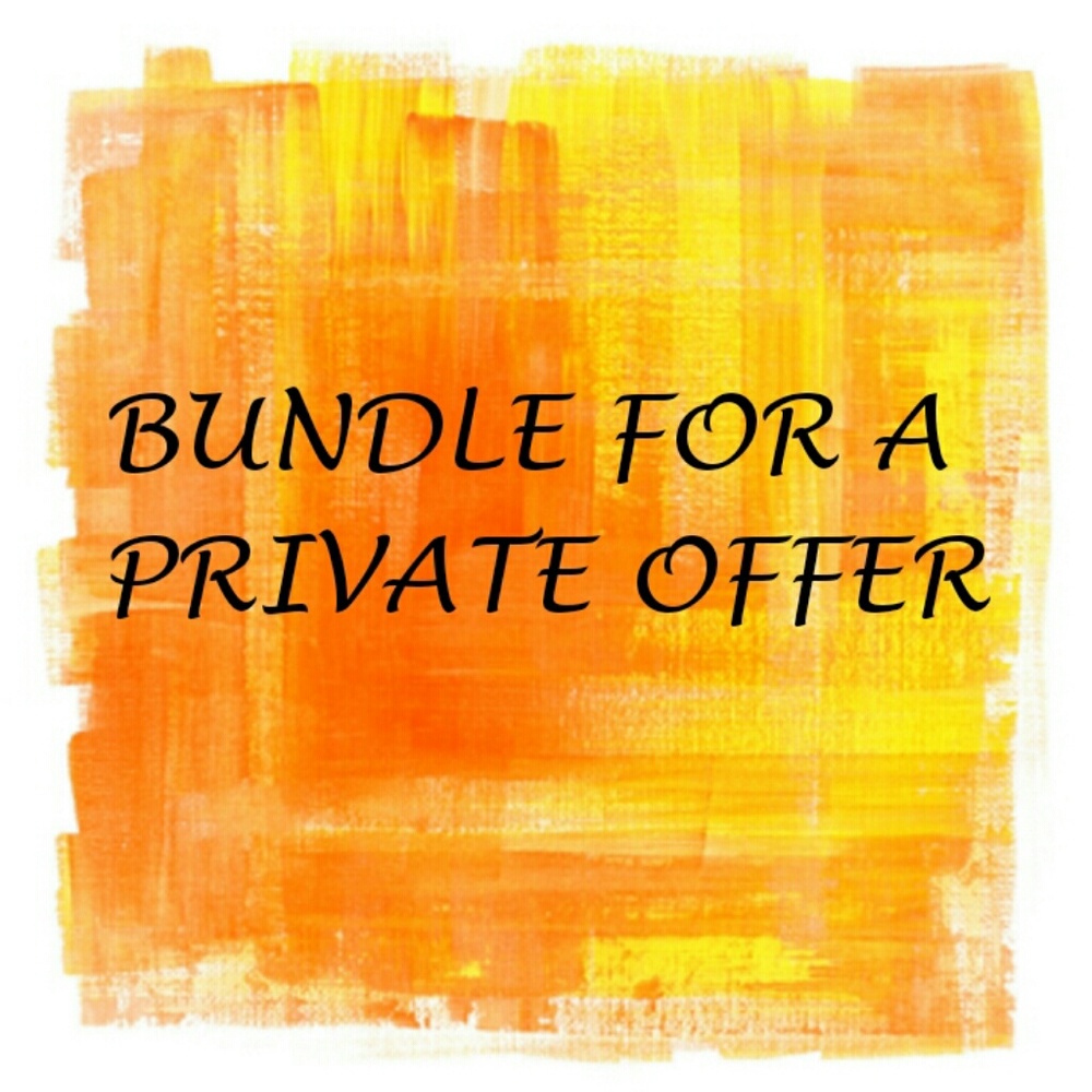 Bundle and save!  Bundle for private offers!
