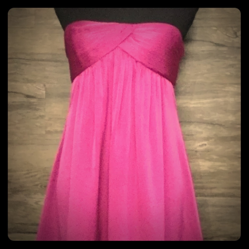BCBG MAXAZRIA Purple Strapless Dress Size 6