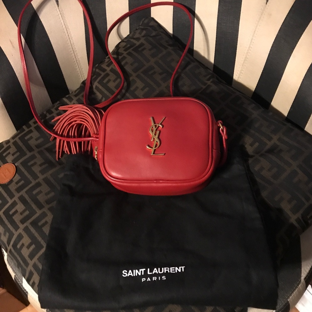 *Authentic* YSL monogram "blogger" crossbody bag