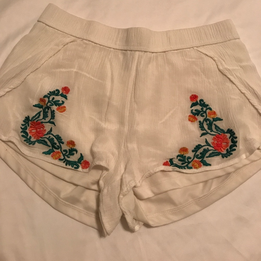 Embroidered Shorts
