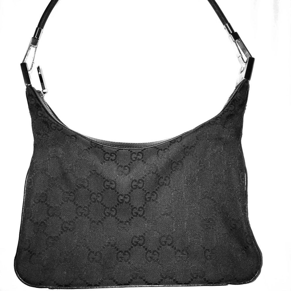 Gucci Signature GG Canvas Sml Hobo