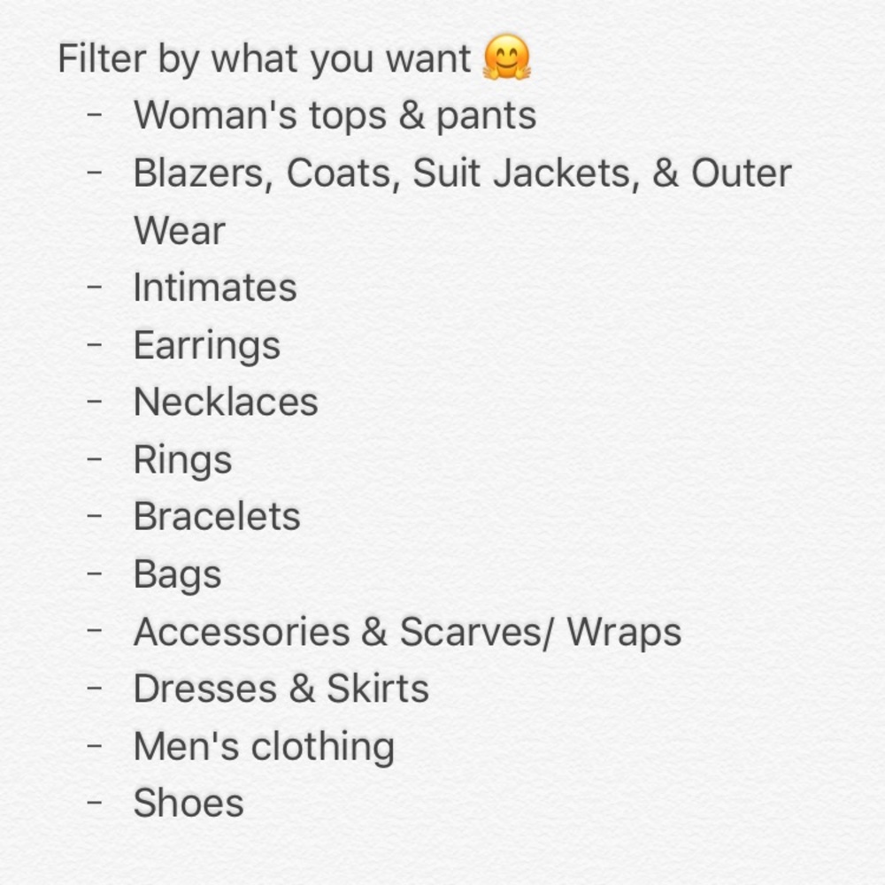 It's a big closet! Find what you need :)