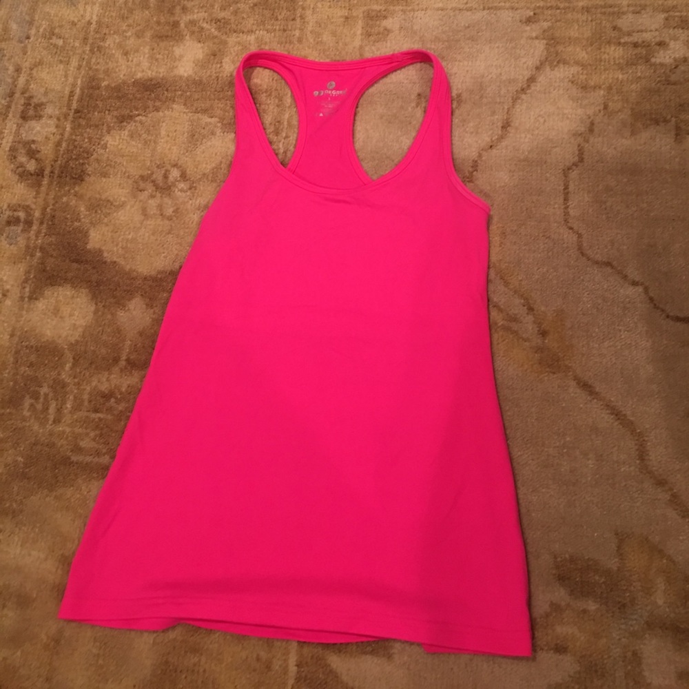 Neon pink activewear