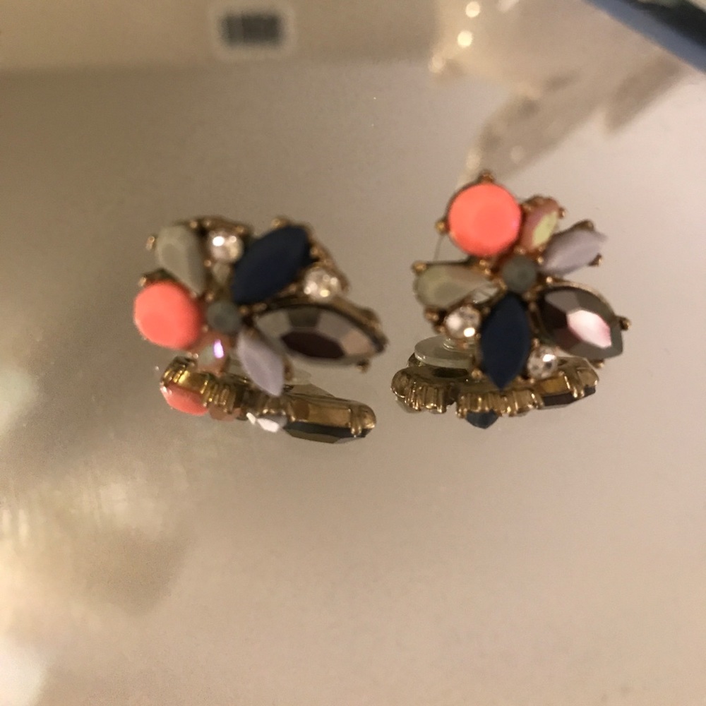 Pretty statement multicolor earrings