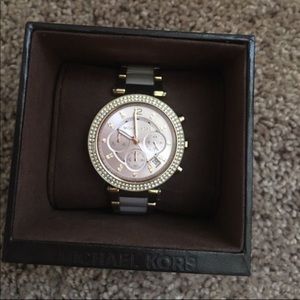 Rose gold Michael Kors watch